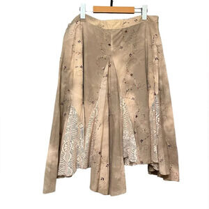 Multicolored, floral embroidered design with sequins, size XL